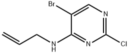 5-溴-2-氯-N-(丙-2-烯-1-基)嘧啶-4-胺 结构式