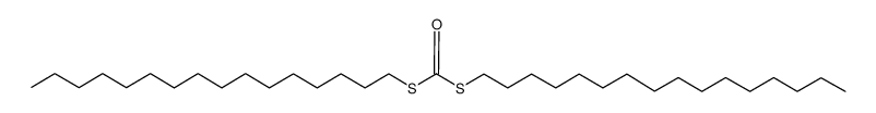 Carbonodithioic acid, S,S-dihexadecyl ester 结构式