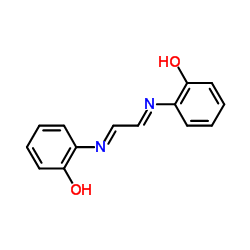 乙二醛缩双(邻氨基苯酚) 结构式
