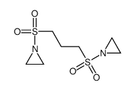 1,3-双(乙撑亚胺磺酰基)丙烷 结构式