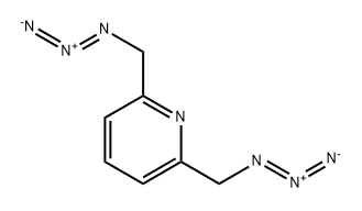 2,6-双(叠氮甲基)吡啶 结构式