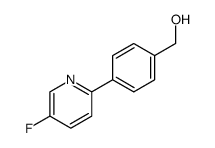 (4-(5-氟吡啶-2-基)苯基)甲醇 结构式