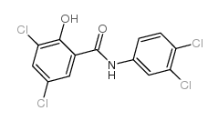 3,3',4',5-四氯水杨酰苯胺 结构式