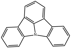 吲哚并[3,2,1-jk]咔唑 结构式