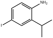 4-碘-2-异丙基苯胺 结构式