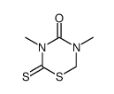 四氢-3,5-二甲基-2-硫代-4H-1,3,5-噻二嗪-4-酮 结构式