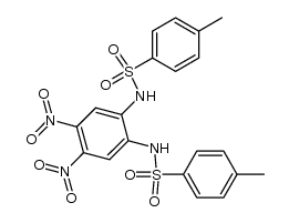 双TOS-4,5-二硝基邻苯二胺 结构式