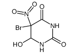 5-溴-6-羟基-5-硝基二氢嘧啶-2,4(1H,3H)-二酮 结构式