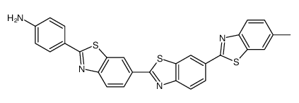 4-(6-甲基[2,6':2',6''-三联苯并噻唑-2''-基)苯胺 结构式