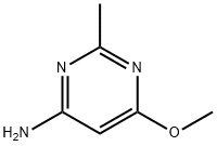 6-甲氧基-2-甲基嘧啶-4-胺 结构式