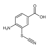 4-amino-3-thiocyanatobenzoic acid 结构式