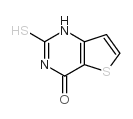 2,3-二氢-2-硫氧代-噻吩并[3,2-d]嘧啶-4(1H)-酮 结构式