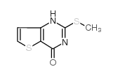 2-(甲基硫代)-噻吩并[3,2-d]嘧啶-4(3H)-酮 结构式