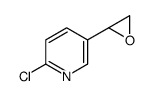 2-氯-5-[(2R)-环氧乙烷-2-基]吡啶 结构式