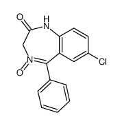 地莫西泮 结构式