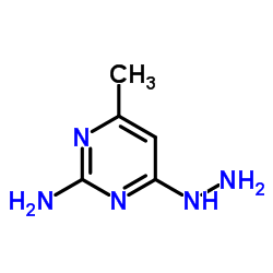 2-氨基-4-肼基-6-甲基嘧啶 结构式