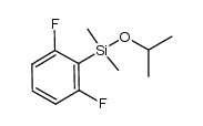 2-[二甲基(1-甲基乙氧基)硅基]-1,3-二氟苯 结构式