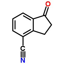 2,3-二氢-1-氧代-1H-茚-4-甲腈 结构式
