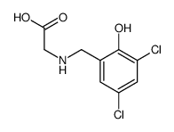 Glycine, N-[(3,5-dichloro-2-hydroxyphenyl)methyl]- 结构式