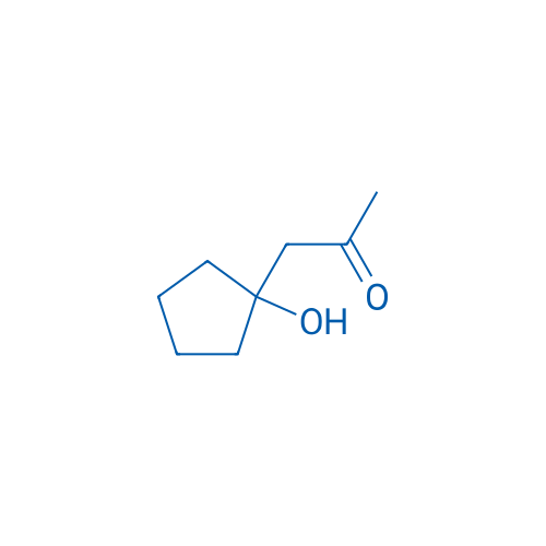1-(1-羟基环戊基)-2-丙酮 结构式