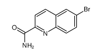6-溴-喹啉-2-甲酰胺 结构式
