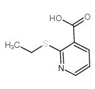 2-(乙基硫代)烟酸 结构式