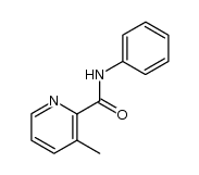 2-Pyridinecarboxamide, 3-methyl-N-phenyl- 结构式