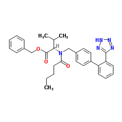 缬沙坦苄酯 结构式