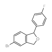 5-溴-1-(4-氟苯基)-酞内酯 结构式