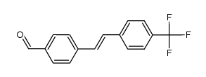 Benzaldehyde, 4-[(1E)-2-[4-(trifluoromethyl)phenyl]ethenyl]- 结构式