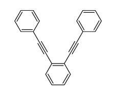1,2-双(苯乙炔基)苯 结构式