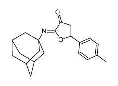 3(2H)-Furanone,5-(4-methylphenyl)-2-(tricyclo[3.3.1.13,7]dec-1-ylimino)- 结构式
