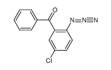 Methanone, (2-azido-5-chlorophenyl)phenyl- 结构式