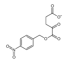 2-氧代戊二酸 1-(4-硝基苄基)酯 结构式