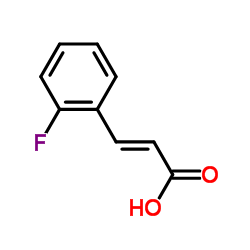 2-氟肉桂酸 结构式
