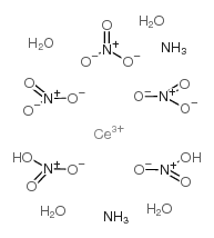 硝酸铈(3+)铵(5:1:2) 结构式