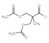 2,2-二(乙酰氧基甲基)丙酰氯 结构式