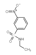 N-乙基-3-硝基苯磺酰胺 结构式