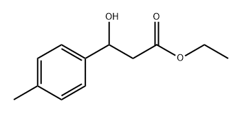 乙基3-羟基-3-(对甲苯基)丙酸酯 结构式