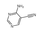 4-氨基嘧啶-5-甲腈 结构式