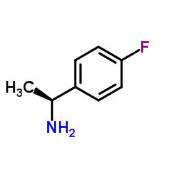 (S)-(-)-1-(4-氟苯基)乙胺 结构式