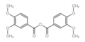 3,4-二甲氧基苯甲酸酐 结构式