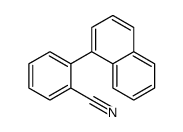 2-(1-萘基)苯甲腈 结构式