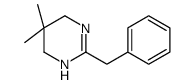 1,4,5,6-四氢-5,5-二甲基-2-(苯甲基)嘧啶 结构式