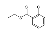 2-氯二硫代苯甲酸乙酯 结构式