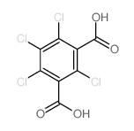 2,4,5,6-四氯间苯二甲酸 结构式