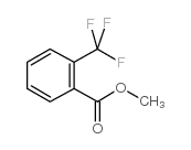 2-(三氟甲基)苯甲酸甲酯 结构式