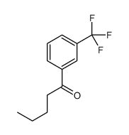 1-(3-(三氟甲基)苯基)戊-1-酮 结构式