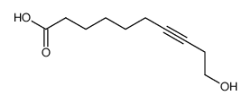 10-羟基-7-癸炔酸 结构式