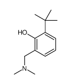 2-[(二甲氨基)甲基]-6-(1,1-二甲基乙基)苯酚 结构式